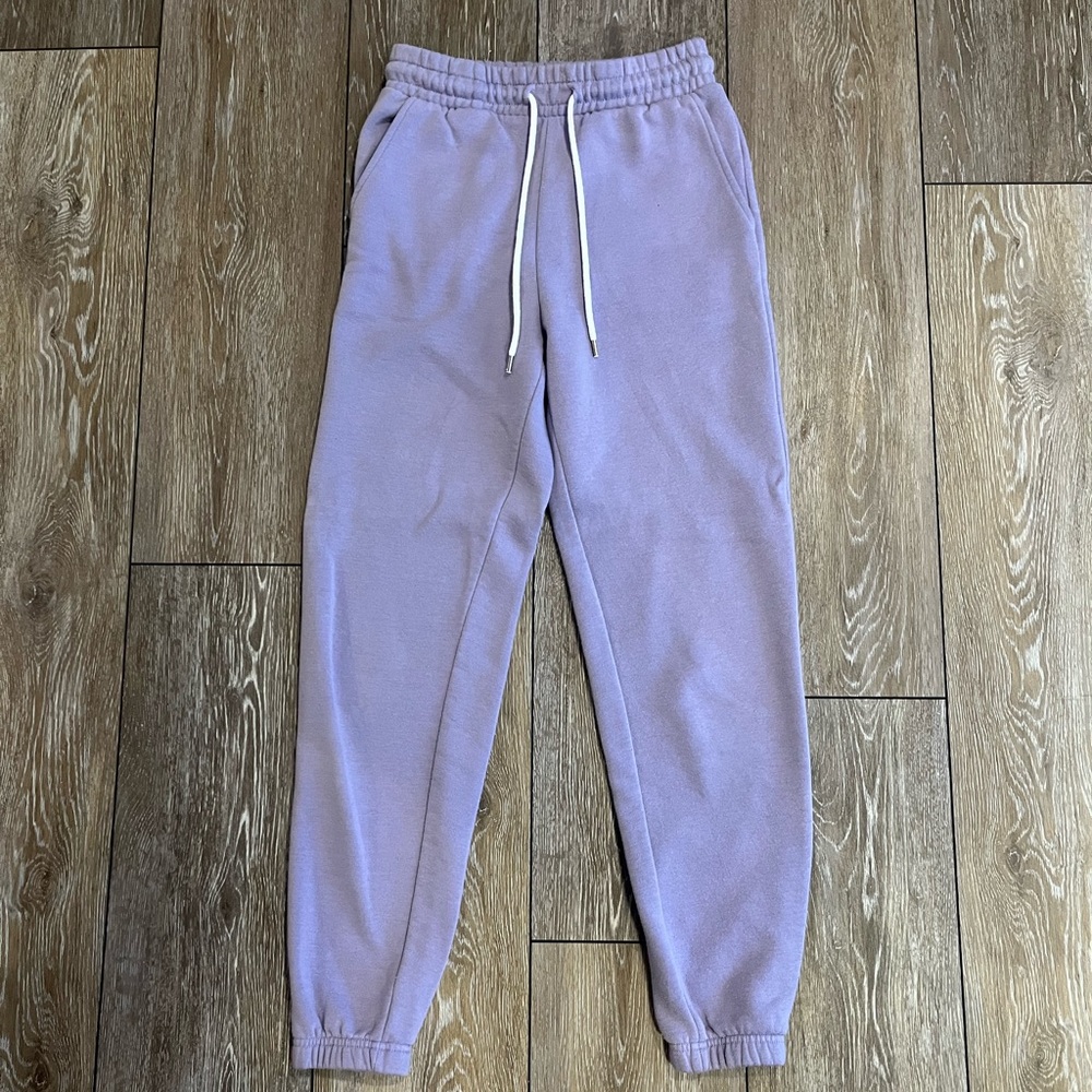 forever 21 purple sweatpants